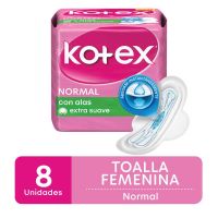 Toallas Femenina Normal con alas x 8 un