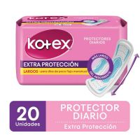 Protector Diario Multiforma Largo x 20 un