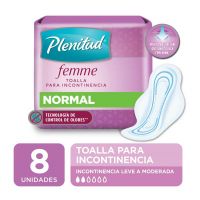 Toallas Higienicas Femme Normal con alas x 8 un