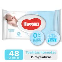 Toallas Húmedas Puro y Natural x 48 un