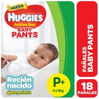Pañales Pants RN (4 a 8 kg) x 18 un
