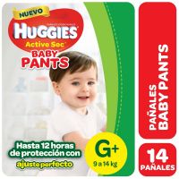 Pañales Pants G (9 a 14 kg) x 14 un