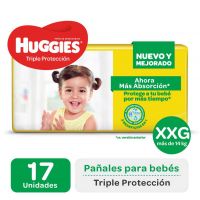 Pañales Triple Protección XXG (+14 kg) x 17 un