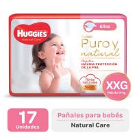 Pañales Natural Care Ellas XXG (+14 kg) x 17 un