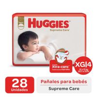 Pañales Huggies Supreme Care Jumbo XG x 28 u