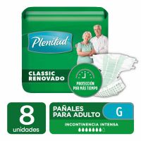 Pañales Adulto Plenitud Classic Grande x 8 u