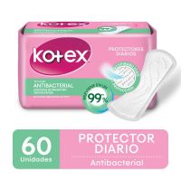 Protectores Diarios Kotex Antibacterial x 60 u