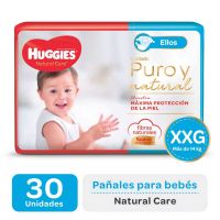 Pañal Huggies Natural Care Ellos XXG x 30 u (+14kg)