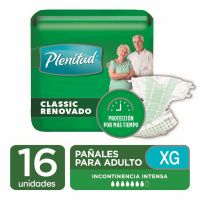 Pañales de adulto Plenitud Clasic Talle XG x 16 unidades