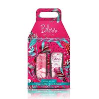 Estuche Bless Flower Pink fragancia 120 ml + Crema para el cuerpo 120 ml