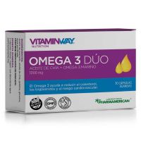 Suplemento Dietario VitaminWay Omega 3 Dúo x 30 Cápsulas