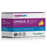 Suplemento Dietario VitaminWay Omega 3 Dúo x 60 Cápsulas