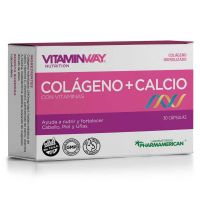 Suplemento Dietario VitaminWay Colágeno + Calcio x 30 Cápsulas