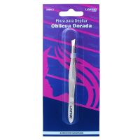 Pinza de Depilar Lisfar Oblicua Dorada HS031-2