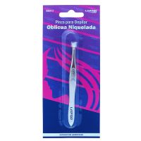 Pinza de Depilar Lisfar Oblicua Niquelada HS031-3