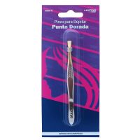 Pinza de Depilar Lisfar Punta Dorada HS031-6