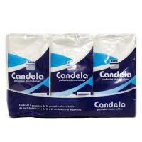 Pañuelos Descartables Candela 6 paquetes de 10 unidades