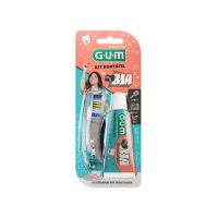 Kit Portátil Infantil Gum Bia Cepillo + Pasta Dental