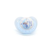 Chupete Celeste Curvado 0-6 m