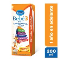 Leche Infantil Líquida SanCor Bebé Etapa 3, 200ml