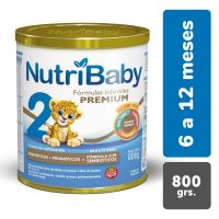 Nutribaby 2 Premium Leche 6 A 12 Meses Lata X 800grs
