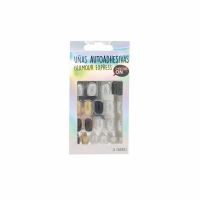 Uñas postizas Especiales Thelma & Louise Autoadhesivas a presión Glitter
