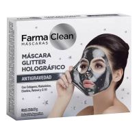 FARMA CLEAN MÁSCARA GLITTER ANTIGRAVEDAD x 2 u