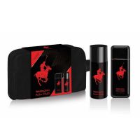 Estuche Wellington Polo Club Black Perfume + Desodorante + Neceser