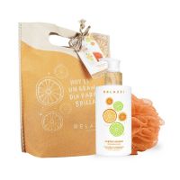 Box Felicidad Naranja Lima Liquido + Esponja + Bolsita Eco