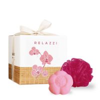 Box Tranquilidad Orquidea Imperial Jabon + Esponja