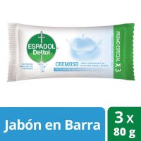 Jabón de tocador Espadol CREMOSO 80gr x 3u