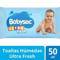 Toallas Húmedas Babysec Ultrafresh x 50 u