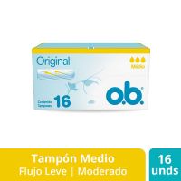 Tampones OB Original Medio x 16 unidades