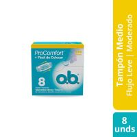 Tampones OB Procomfort Medio x 8 unidades