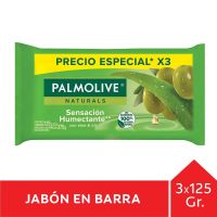 Palmolive Naturals Aloe y Oliva 3x125gr