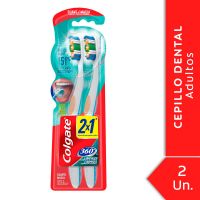 Cepillo Dental Colgate 360º Suave 2 Unidades