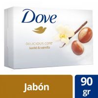 Jabón Pastilla Dove Karité y Vainilla Individual 90 gr