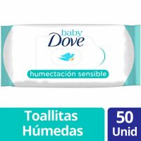 Toallitas Húmedas Dove Baby Hidratacion Sensible x 50 u