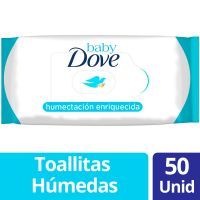 Toallitas Húmedas Baby Dove Humectación Enriquecida 50 unidades