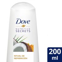 Acondicionador Dove Ritual de Reparación Coco y Cúrcuma 200 ml