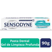 Sensodyne Limpieza Profunda Pasta Dental de uso diario para dientes sensibles, 90g