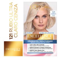 Tintura permanente Excellence Creme de L'Oréal París 121 Rubio Ultra Claro Ceniza x 47 GR