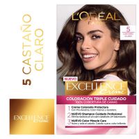 Tintura permanente Excellence Creme de L'Oréal París 5 castaño claro x 47 GR