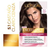 Tintura permanente Excellence Creme de L'Oréal París 51 castaño claro ceniza x 47 GR