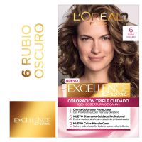 Tintura permanente Excellence Creme de L'Oréal París 6 rubio oscuro x 47 GR