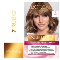 Tintura permanente Excellence Creme de L'Oréal París 7 rubio x 47 GR