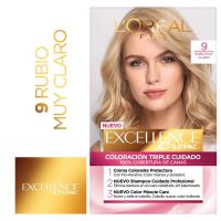 Tintura permanente Excellence Creme de L'Oréal París 9 rubio muy claro x 47 GR