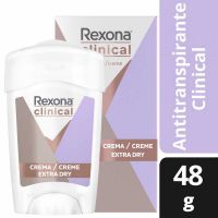 Desodorante Antitranspirante REXONA Clinical Extra Dry en Barra 48 g