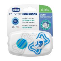 Chupete PhysioLight 6-16m Celeste