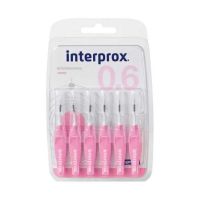 Blister Interprox Nano X 6 Cepillos 0,6mm